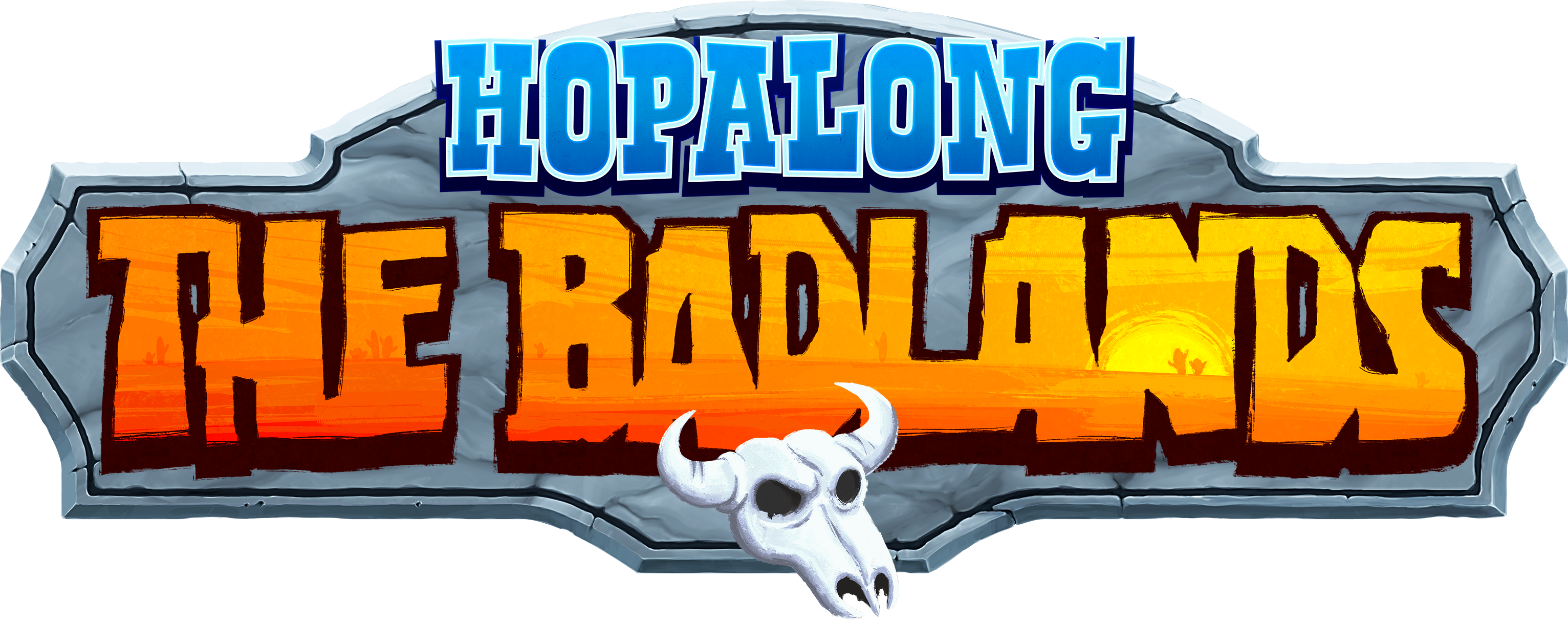 Logo - Hopalong The Badlands Png (3064x1215), Png Download