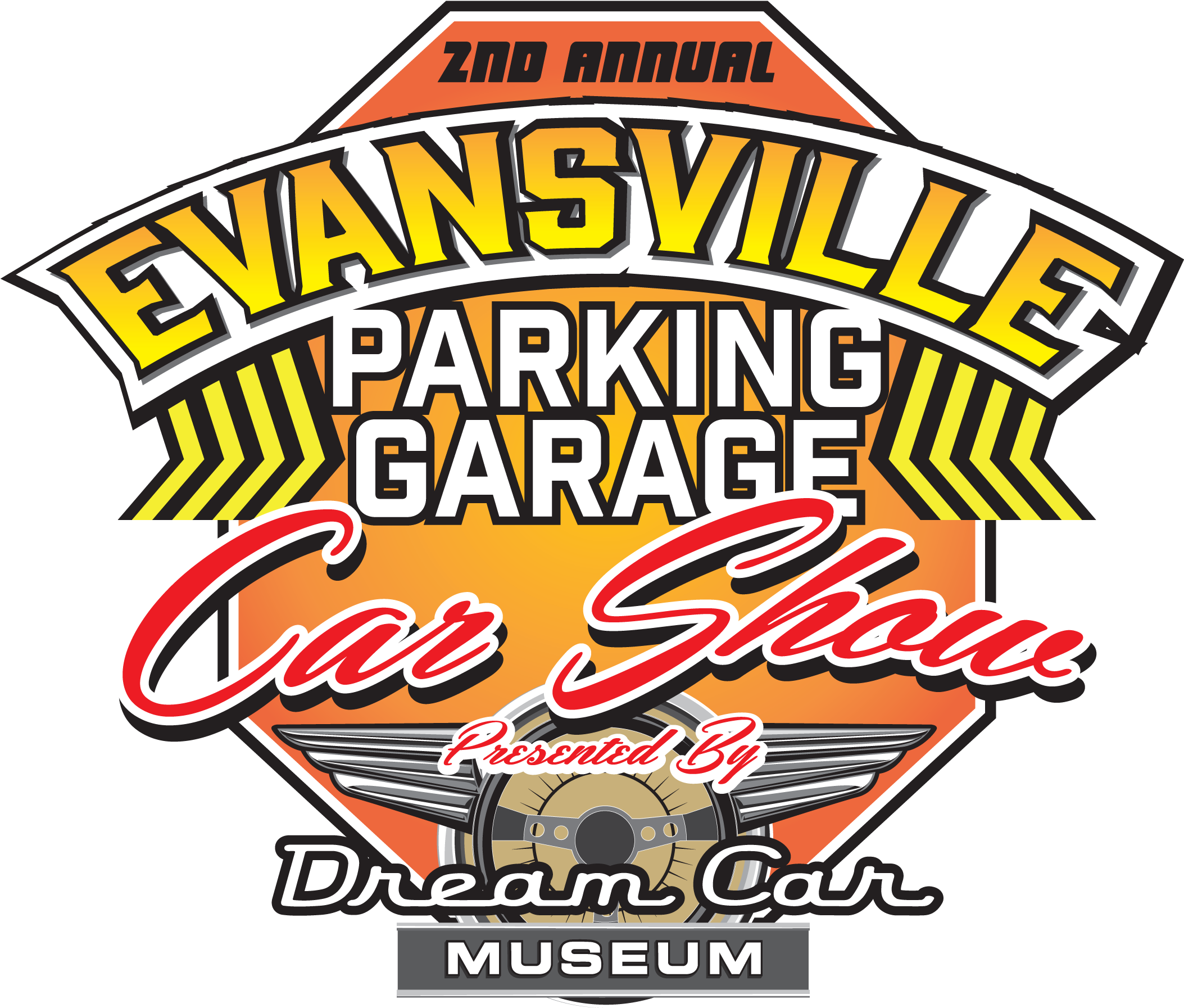 The Second Annual Evansville Parking Garage Car Show - Poster (2413x1863), Png Download