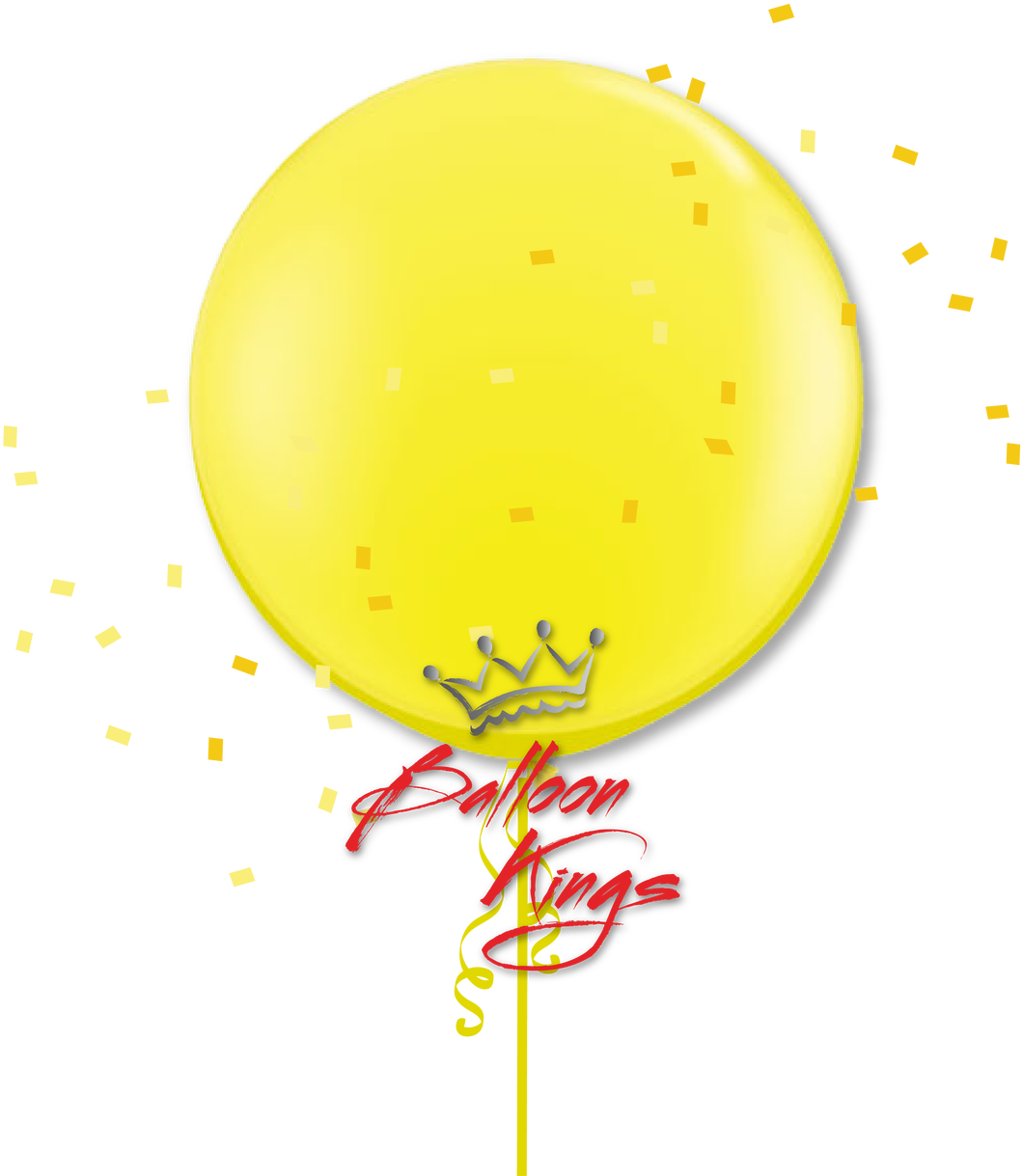 36in Standard Yellow 36in Standard Yellow - Balloon (1280x1280), Png Download