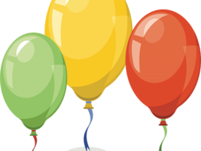 Ballons Clipart Yellow Balloon - Gambar Balon Warna Warni (640x480), Png Download