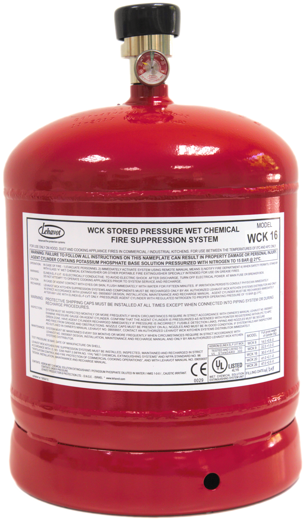 Wet Chemical Agent Cylinders - Glass Bottle (1333x2000), Png Download