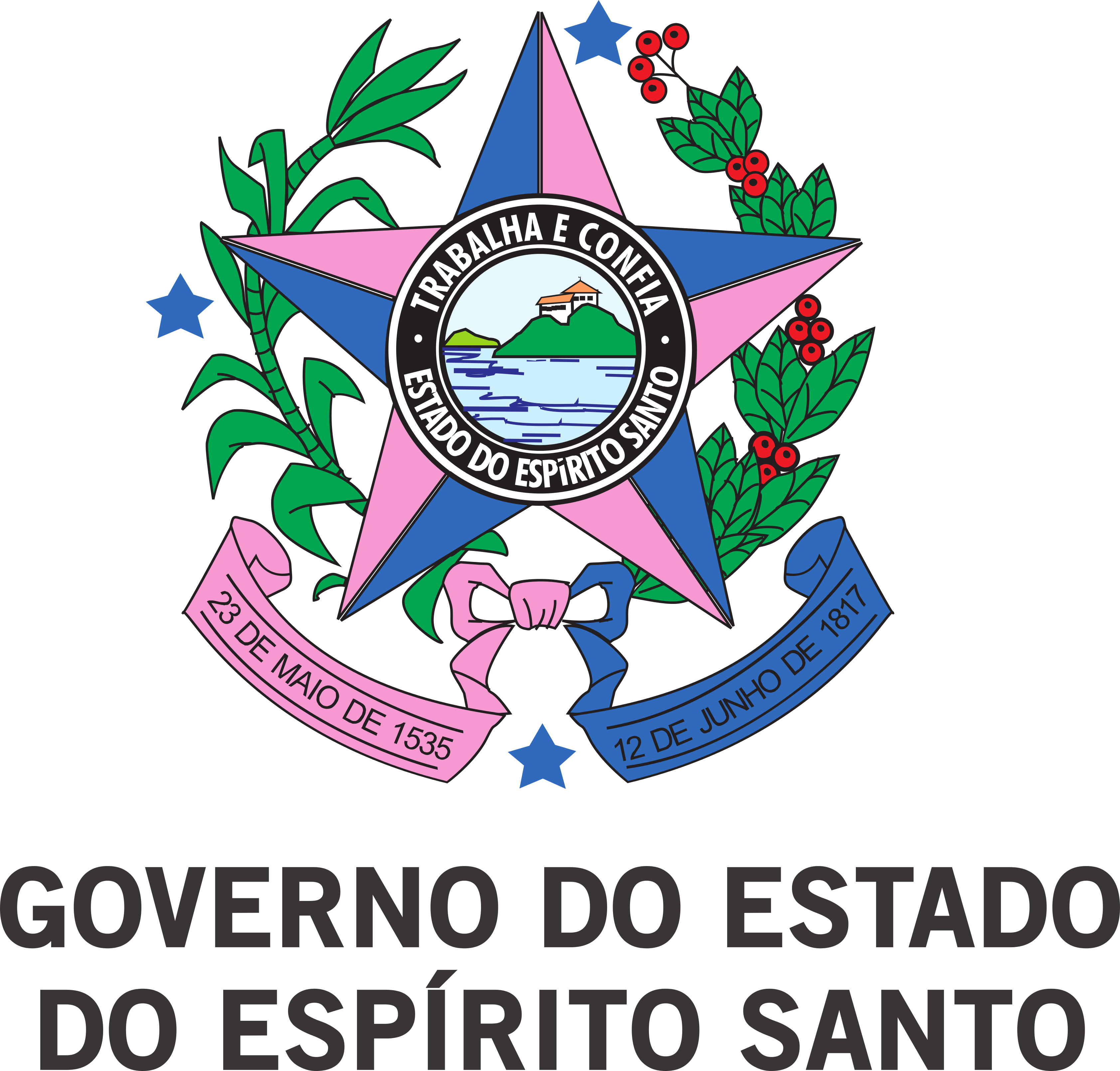 Baixar - Brasão Do Espirito Santo (3367x3219), Png Download