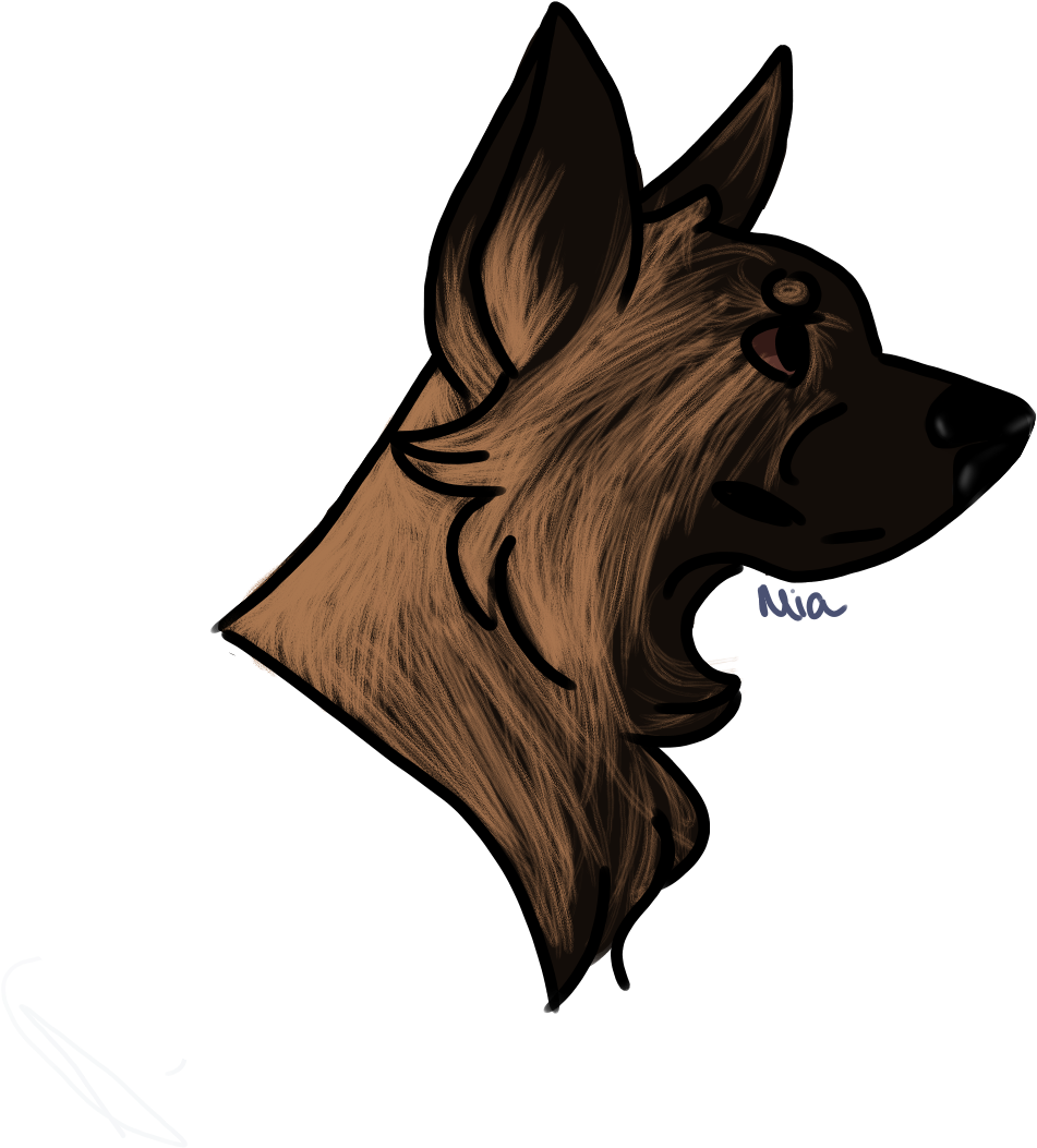 Folie Art - Old German Shepherd Dog (1600x1200), Png Download