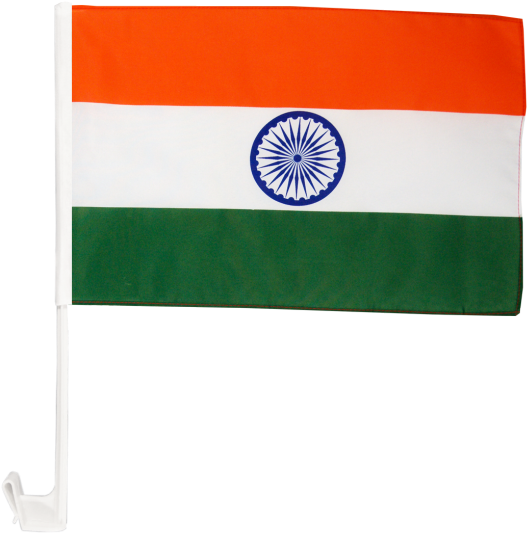 India Car Flag Plastic Car Window Flag Poles Holders - Flag Of India (1000x664), Png Download