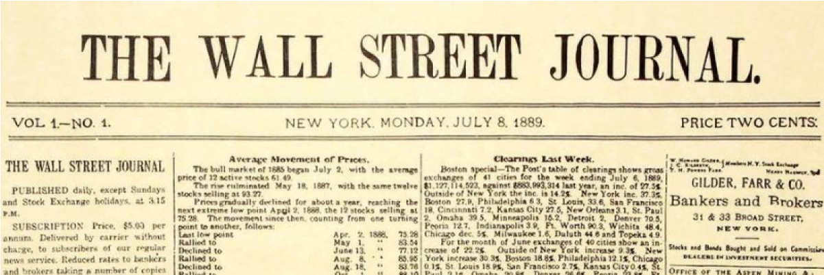 Wall Street Journal 1984 (1200x630), Png Download