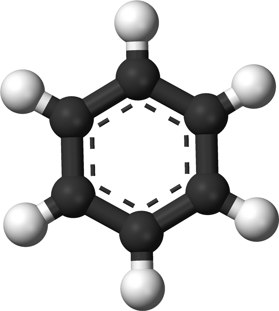 3d Benzene (995x1100), Png Download