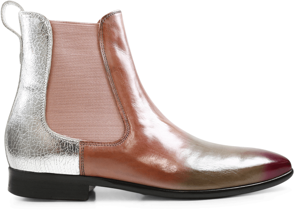 Ankle Boots Emma 8/tm Crust Crush Metal Shade Dark - Chelsea Boot (1024x1024), Png Download