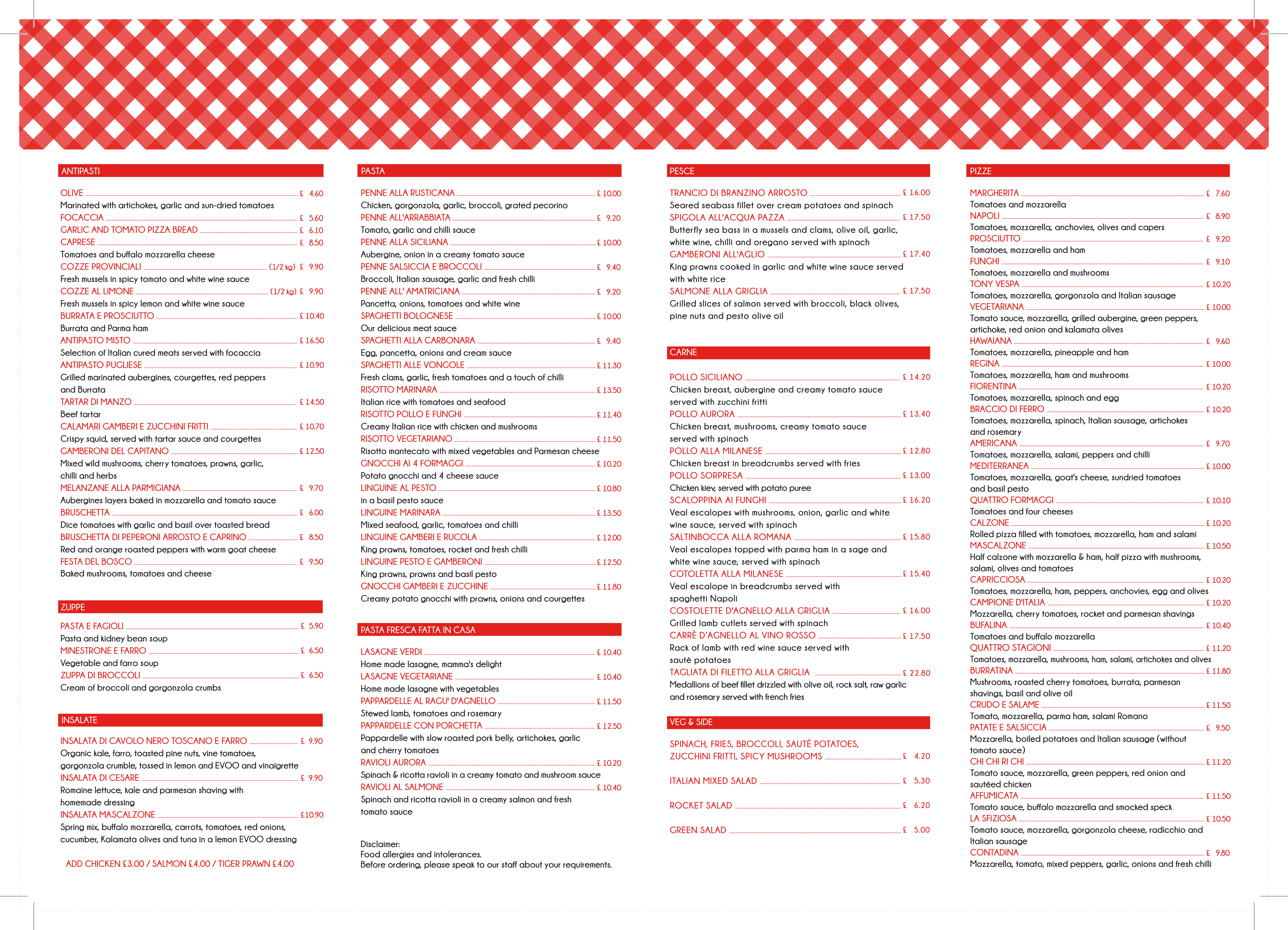 Edgware - Mascalzone Menu Edgware (5236x3783), Png Download