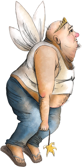 Monkeyshines Fat Pixie Pixie - Fat Pixie (500x707), Png Download