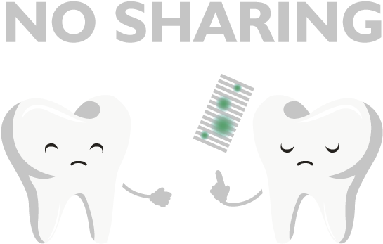 Never Share Your Toothbrush, As This Can Spread Infections - No Sharing Toothbrush (743x425), Png Download