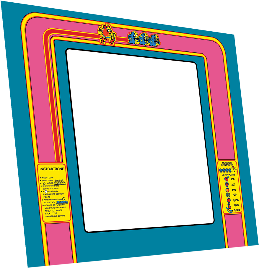 Ms Pacman Png - Bartop Ms Pac Man (900x989), Png Download