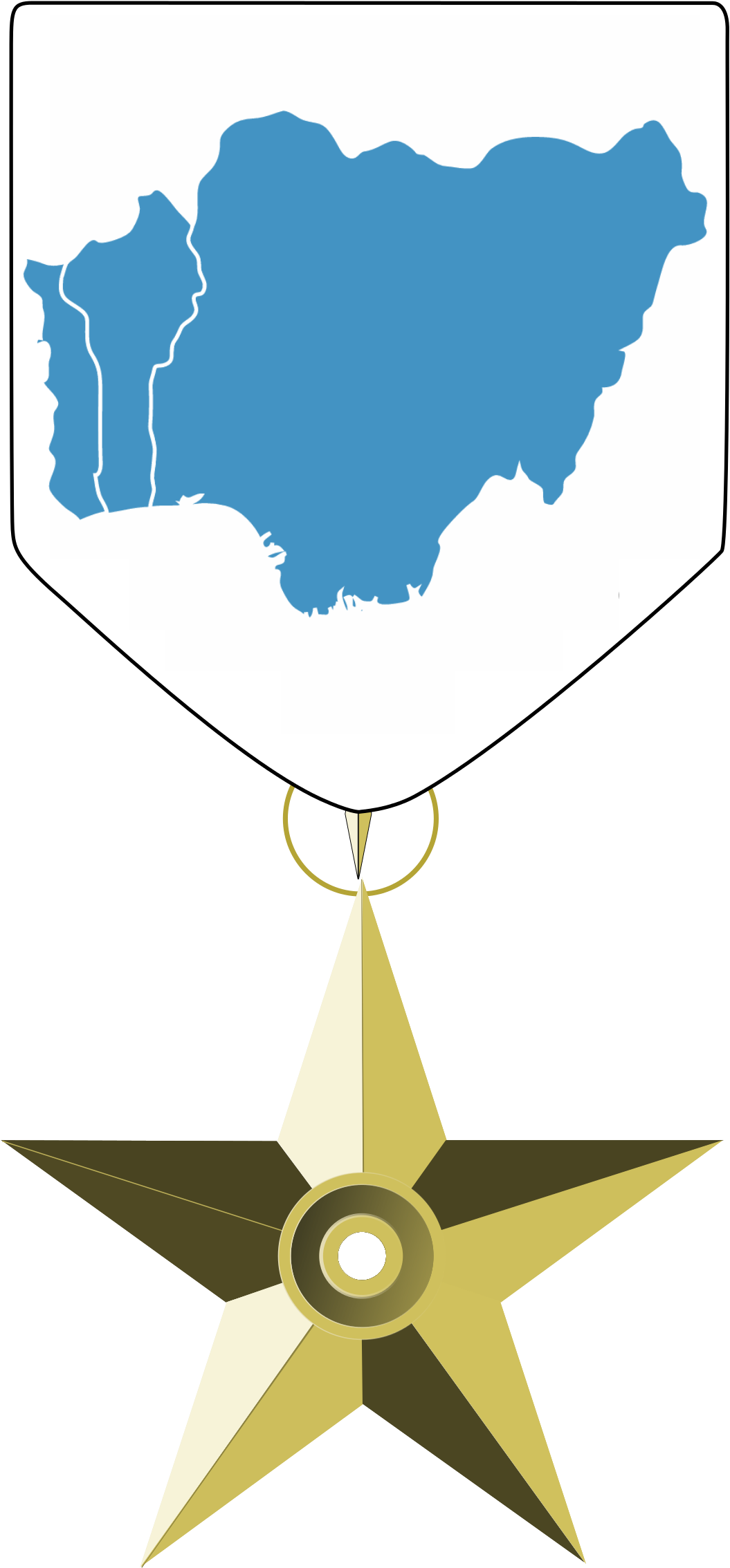 Slave Coast Barnstar - Macedonian Flag (1085x2356), Png Download