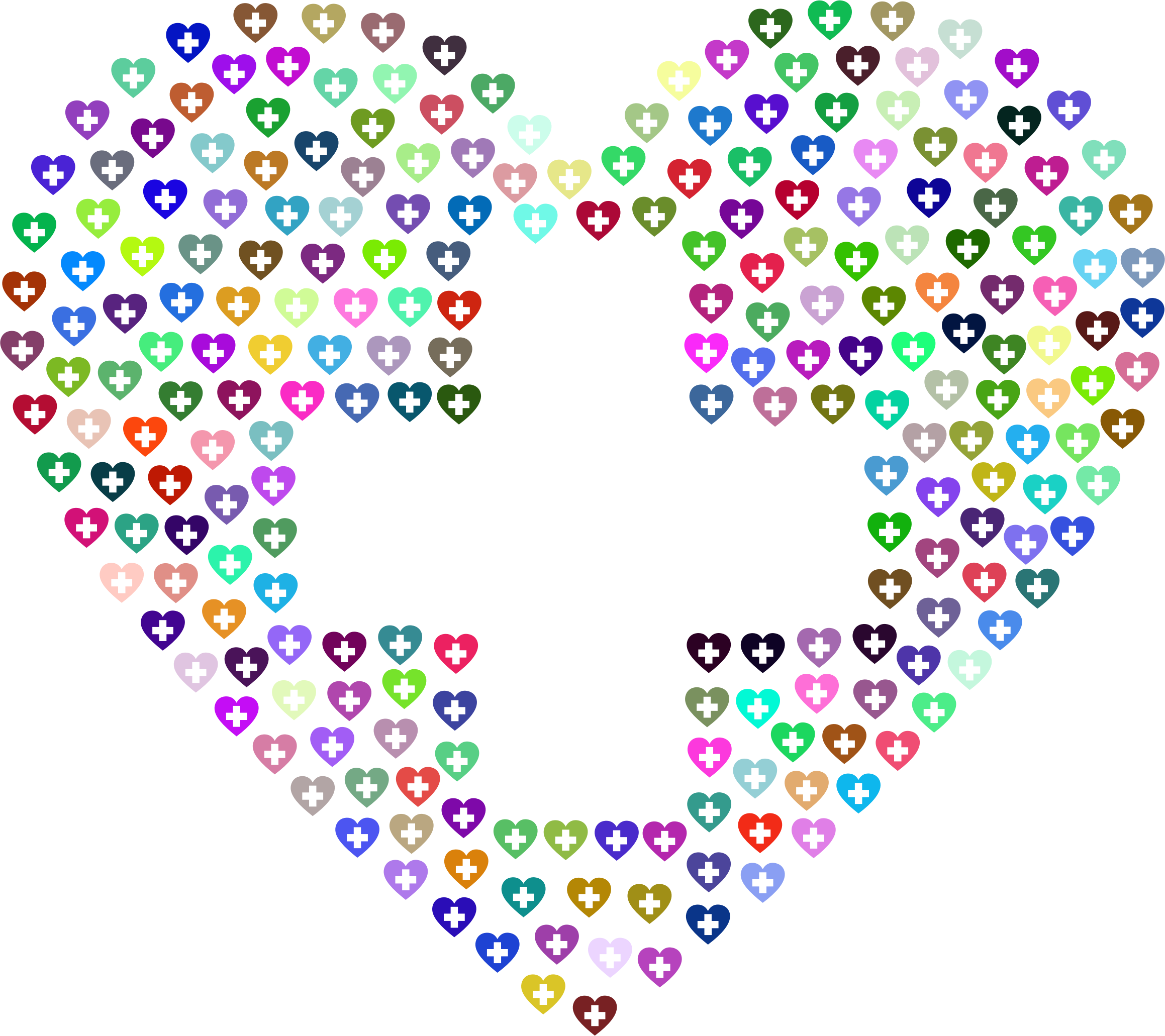 This Free Icons Png Design Of First Aid Heart Fractal (2318x2062), Png Download