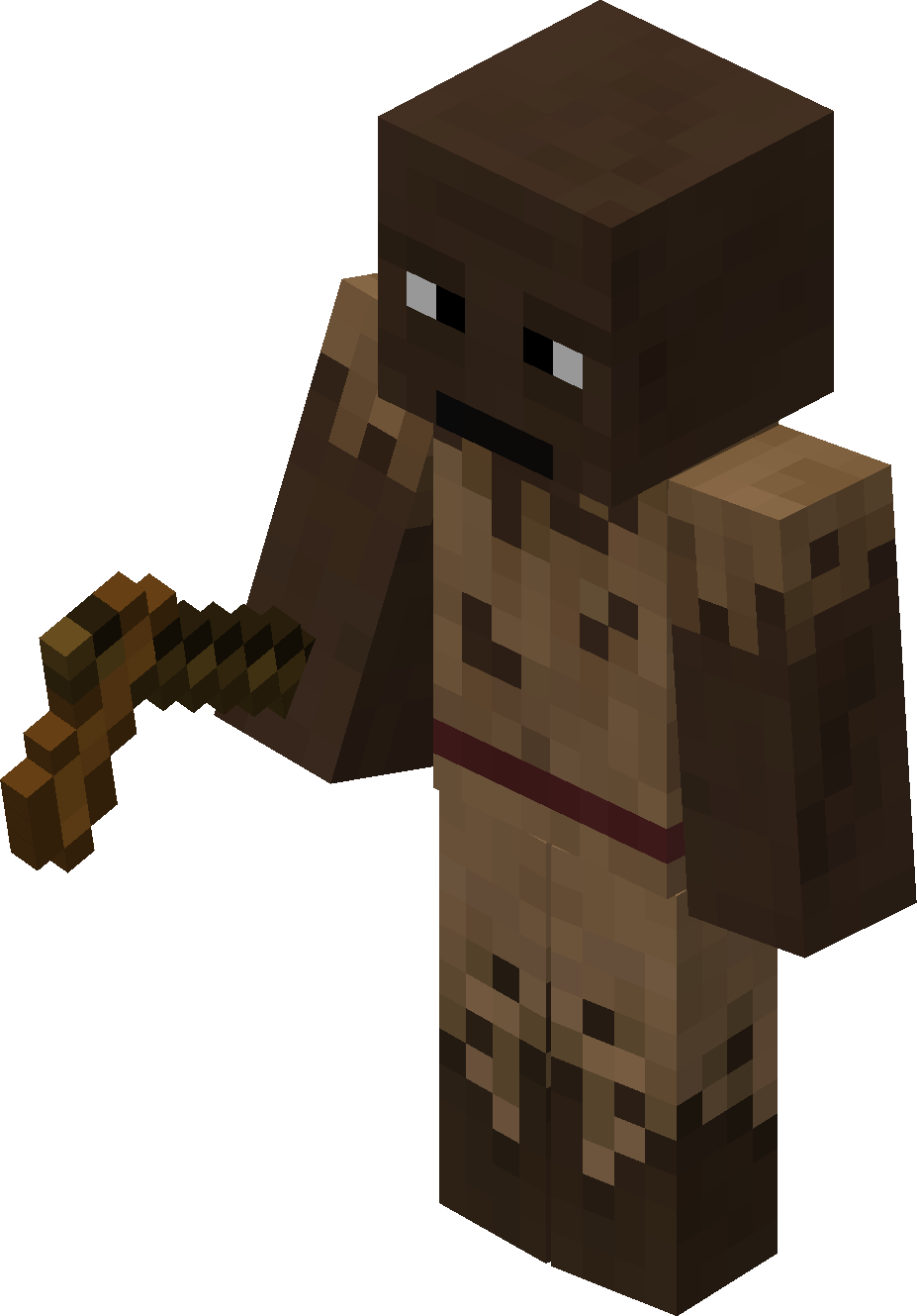 Slave Of Harad - Minecraft Lord Of The Rings Mod Angmar (927x1329), Png Download