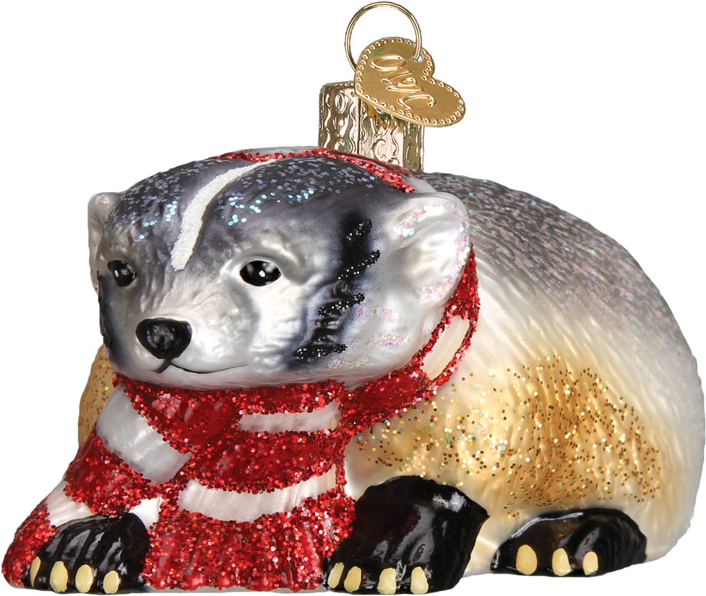 Picture Of Badger - Christmas Decoration (1200x1200), Png Download