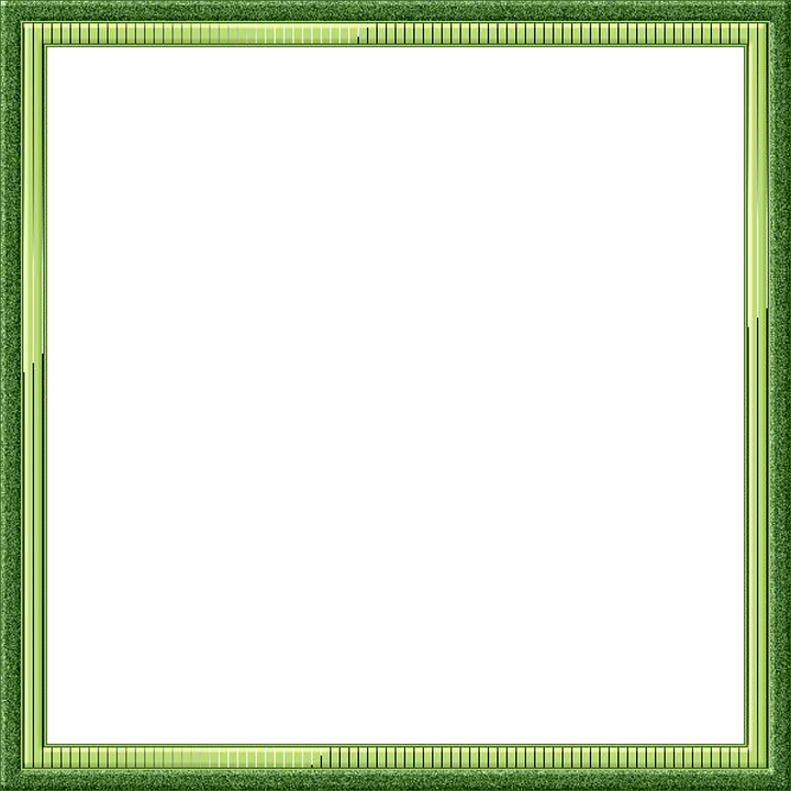 Free Photo Photo Frame Picture Frame Outline Green - Slope (720x720), Png Download