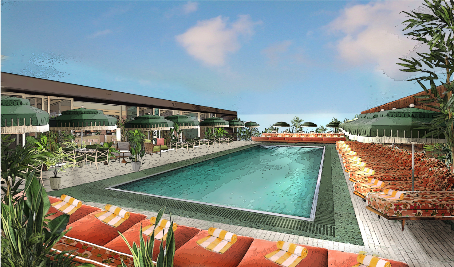 First Look The New Soho Showstopper Gets - Resort (1517x1073), Png Download