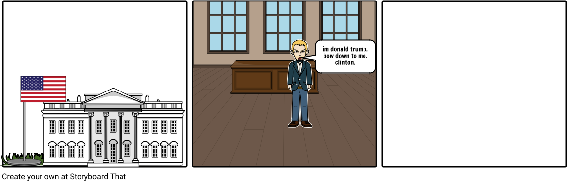Donald Trump - Cartoon (1164x385), Png Download