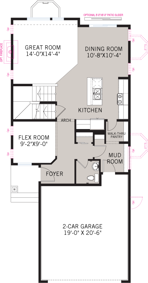 13 Aero-main - Floor Plan (702x1116), Png Download