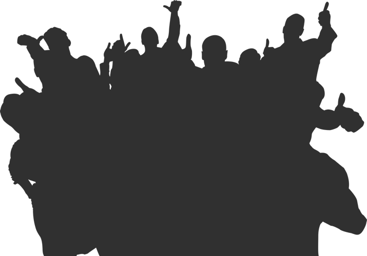 Team-success - Silhouette (715x500), Png Download