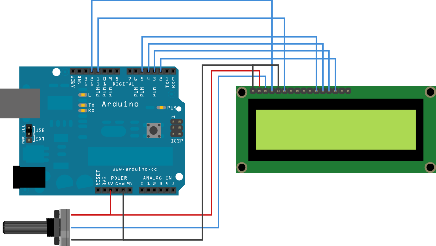 Bb - Arduino Lcd Display Anschließen (892x504), Png Download