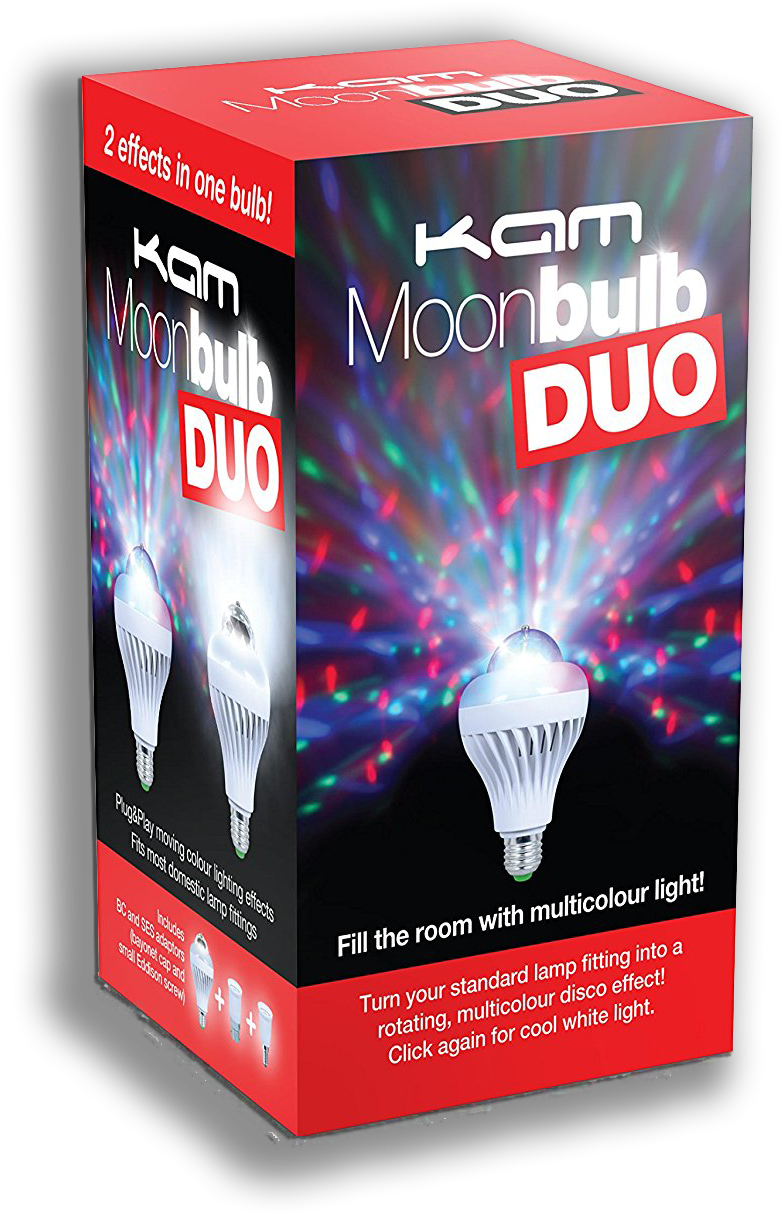 Kam Moonbulb Duo Party Lights - Flyer (1192x1500), Png Download