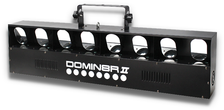 Equinox Domin8r Mkii Led Disco Lights - Nameplate (800x800), Png Download