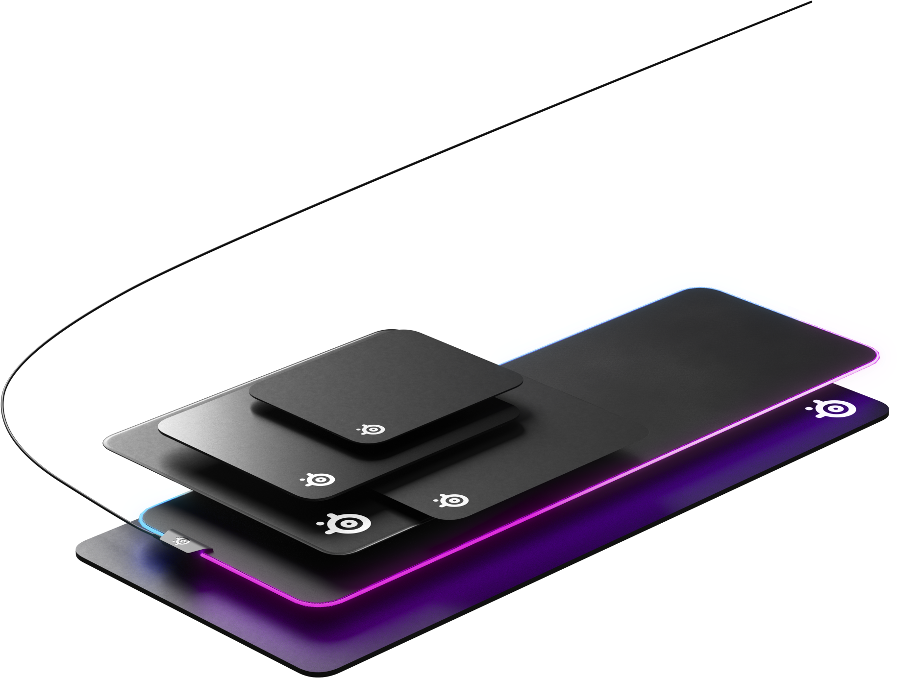 Steelseries Udvider Qck Familien - Steelseries Qck Prism Xl (2048x2048), Png Download