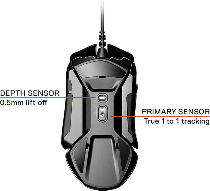 Gaming Mouse - Steelseries Rival 600 Sensor (1200x800), Png Download