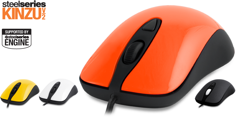 Developed With The Best - Mouse Steelseries Kinzu V2 (773x429), Png Download