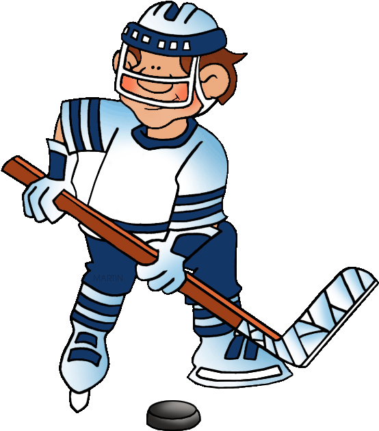 Ice Hockey Clipart United States Clip Art Phillip Martin - Playing Ice Hockey Clipart (574x648), Png Download