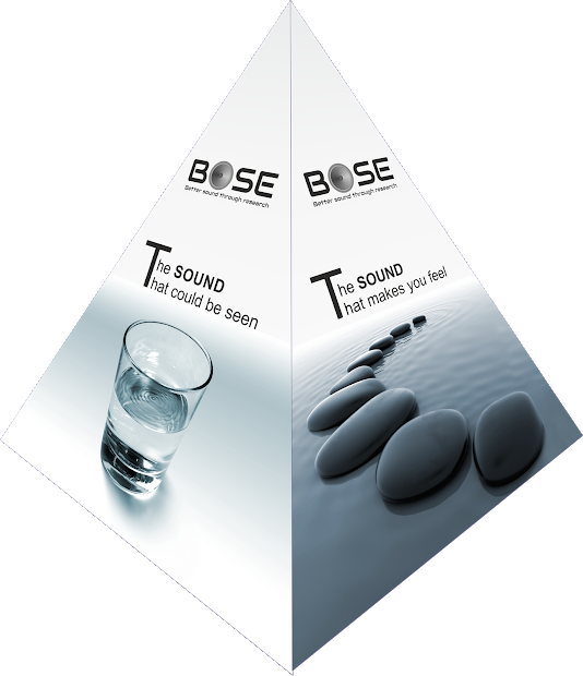 Bose Advertising Campaign - Pebbles In Water (534x620), Png Download