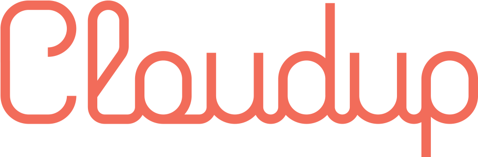 Color Logo - Cloudup (1186x486), Png Download