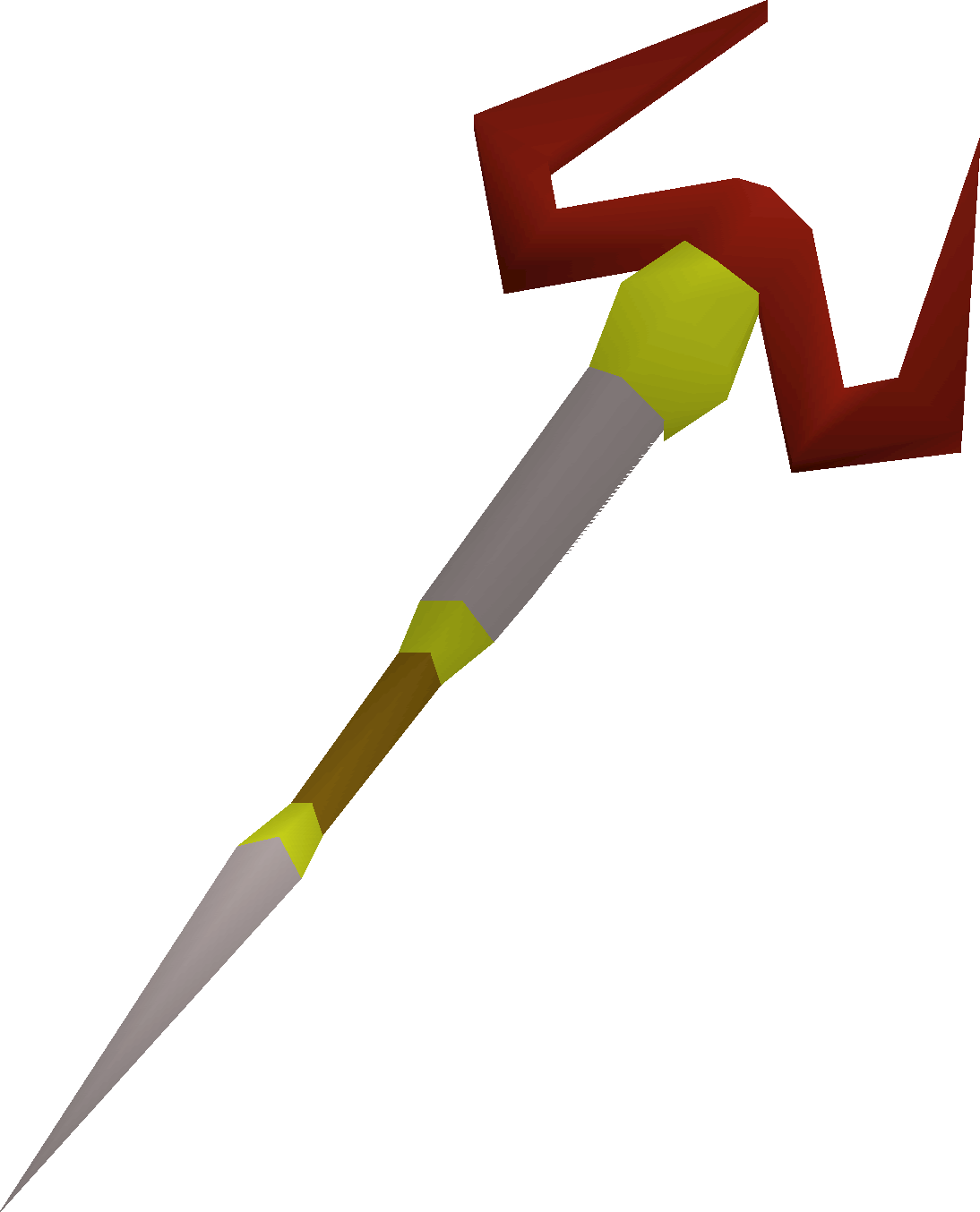 Runescape Staff Of Zamorak (1094x1354), Png Download