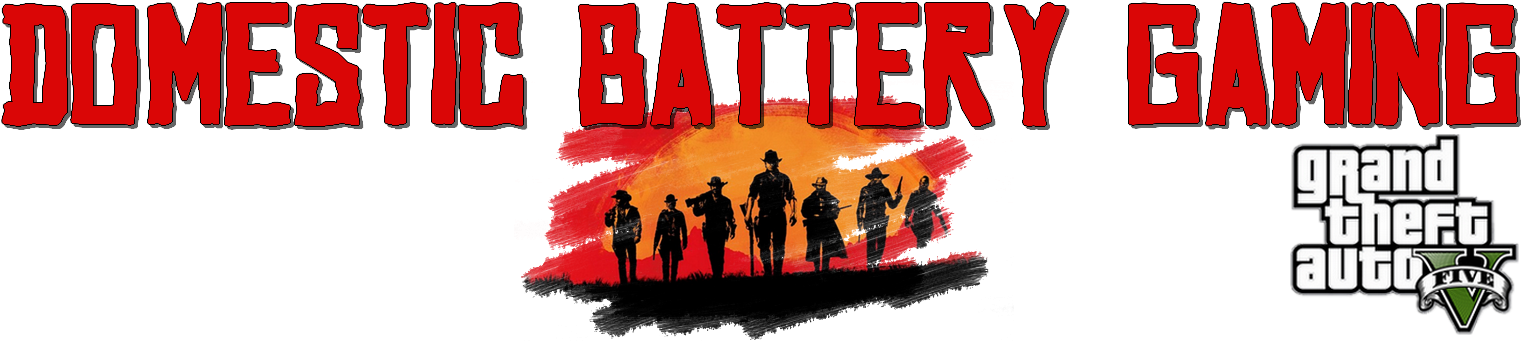 Domestic Battery Gaming - Gta (1530x364), Png Download