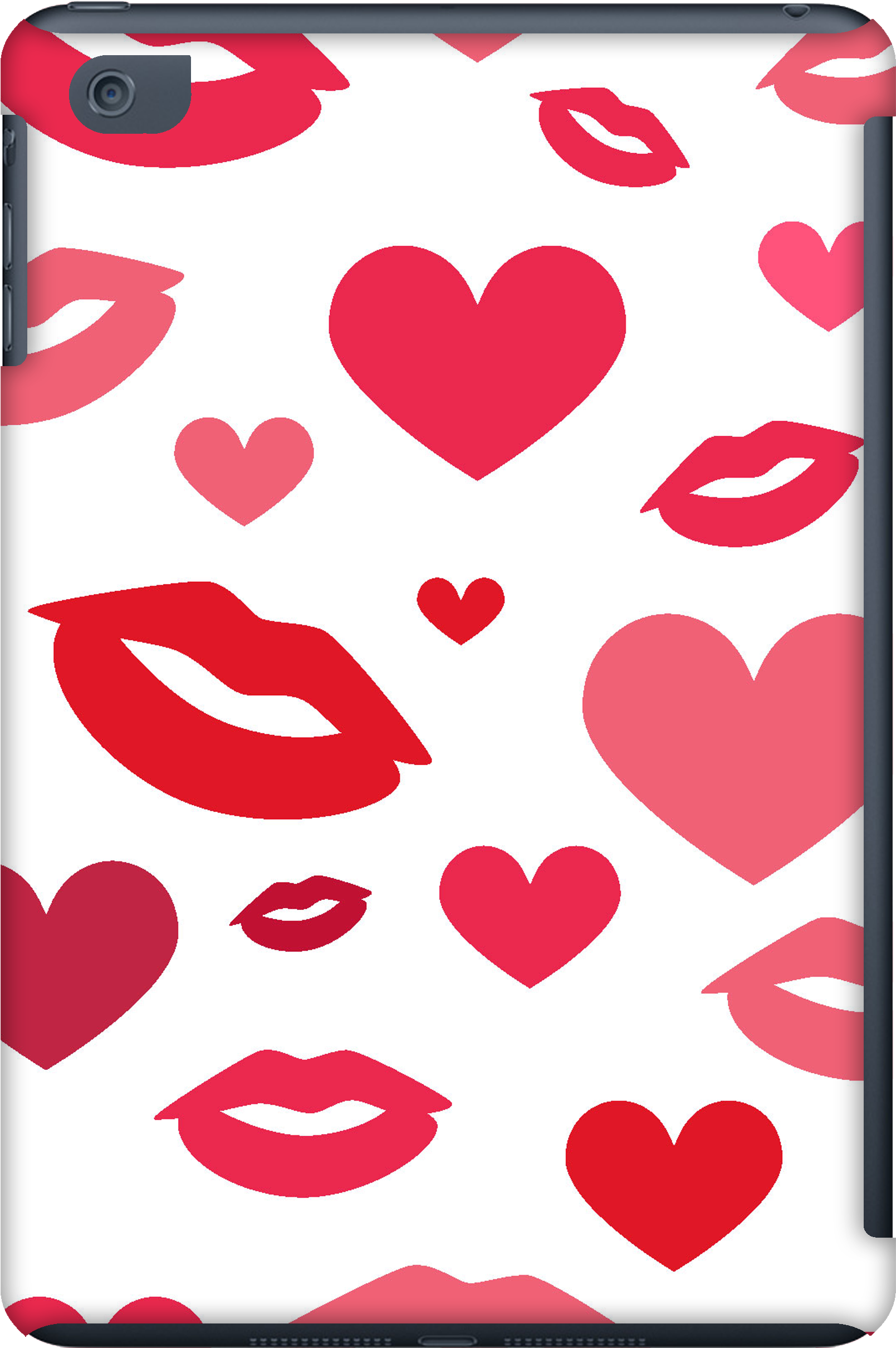 Ipadm1 Cs Hearts N Kisses White - Heart (1844x2600), Png Download