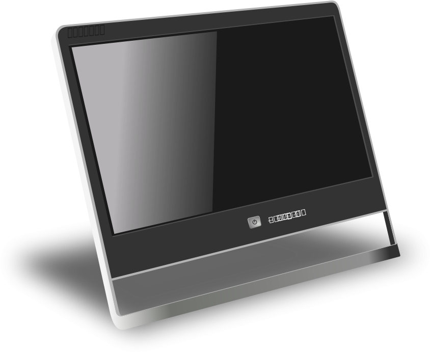 How To Set Use Generic Lcd Monitor Icon Png (900x704), Png Download