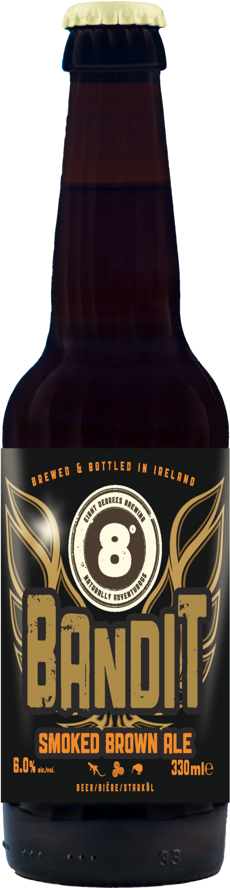 Eight Degrees Brewing - Wheat Beer (878x2048), Png Download