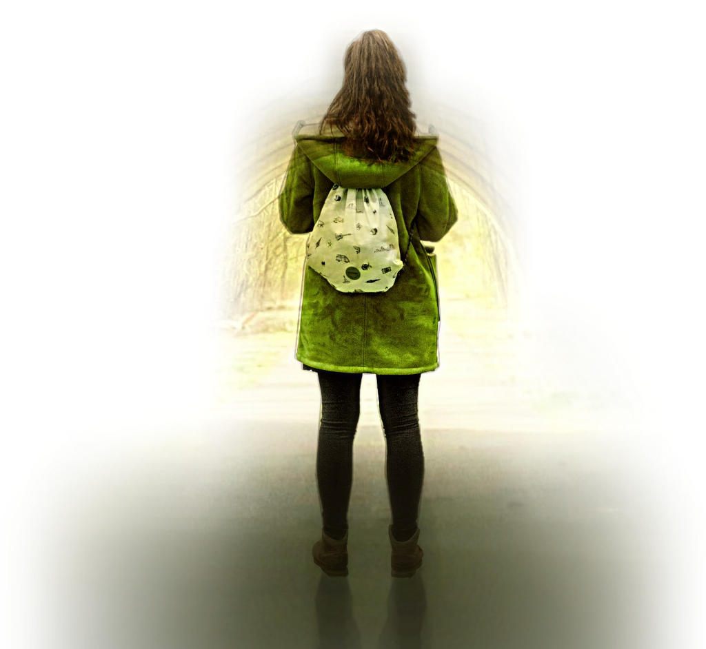 Girl Sticker - Art Museum (1024x942), Png Download