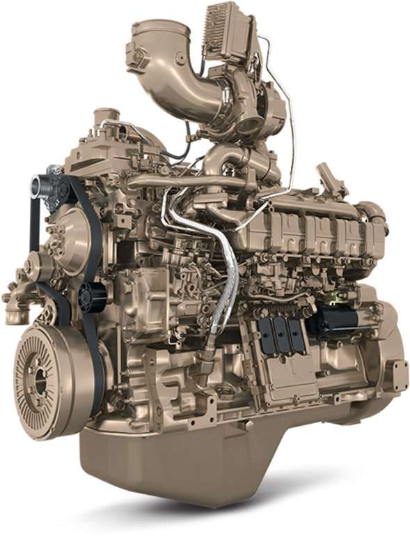 8l Industrial Diesel Engine - Engine (1064x768), Png Download