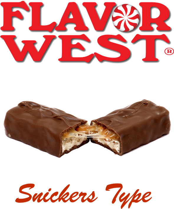 Snickers Type Concentrate By Flavor West - Chocolate (600x720), Png Download