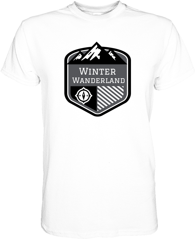 Winter Wonderland - Graphic Tee - Explorer (800x800), Png Download