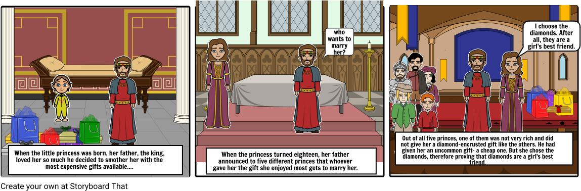 The Princess In The Tin Can - Cartoon (1164x385), Png Download