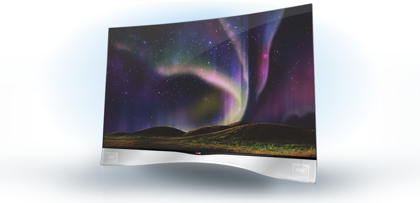 6/69/693386f6 Lg Oled Tv - Aurora (1423x688), Png Download