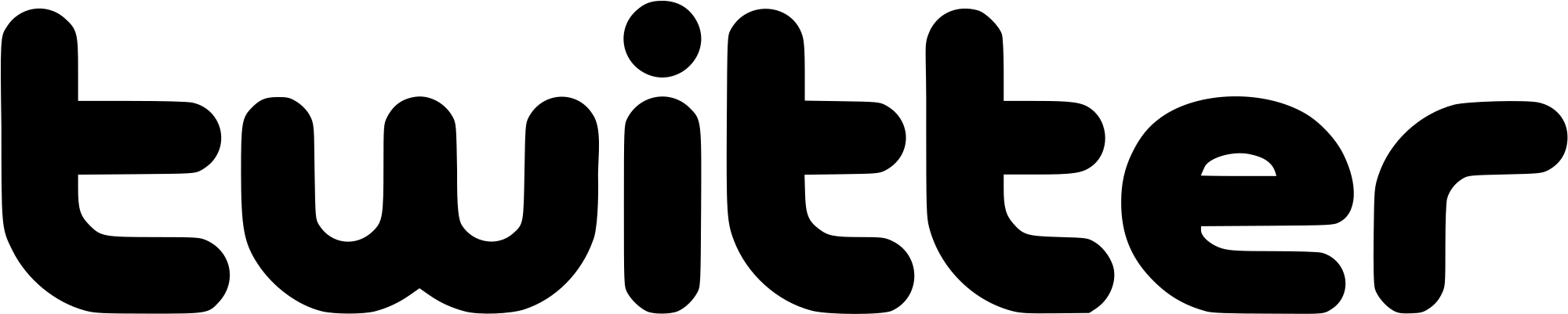In Black, Twitter Logotype (2200x1238), Png Download