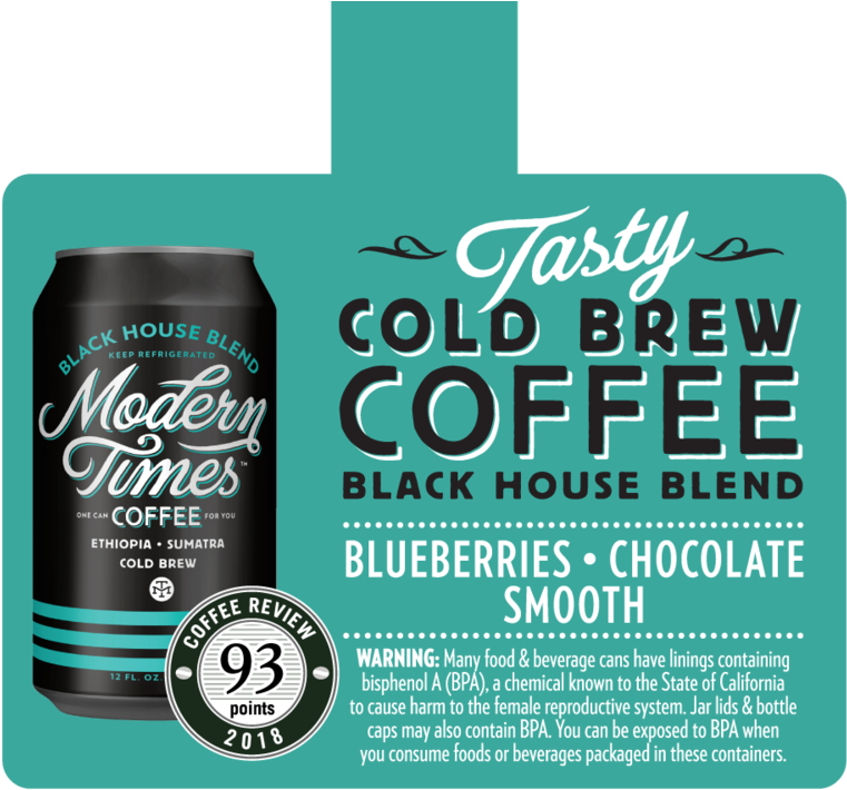 Bh Coldbrew Shelftalker - Caffeinated Drink (1000x748), Png Download