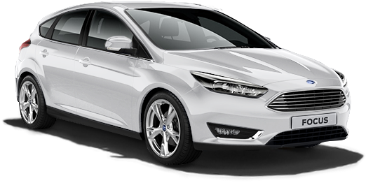 Azul Aurora - Ford Focus Blanco Png (950x428), Png Download