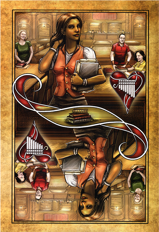 Fela, Queen Of Hearts Poster - Illustration (1200x800), Png Download