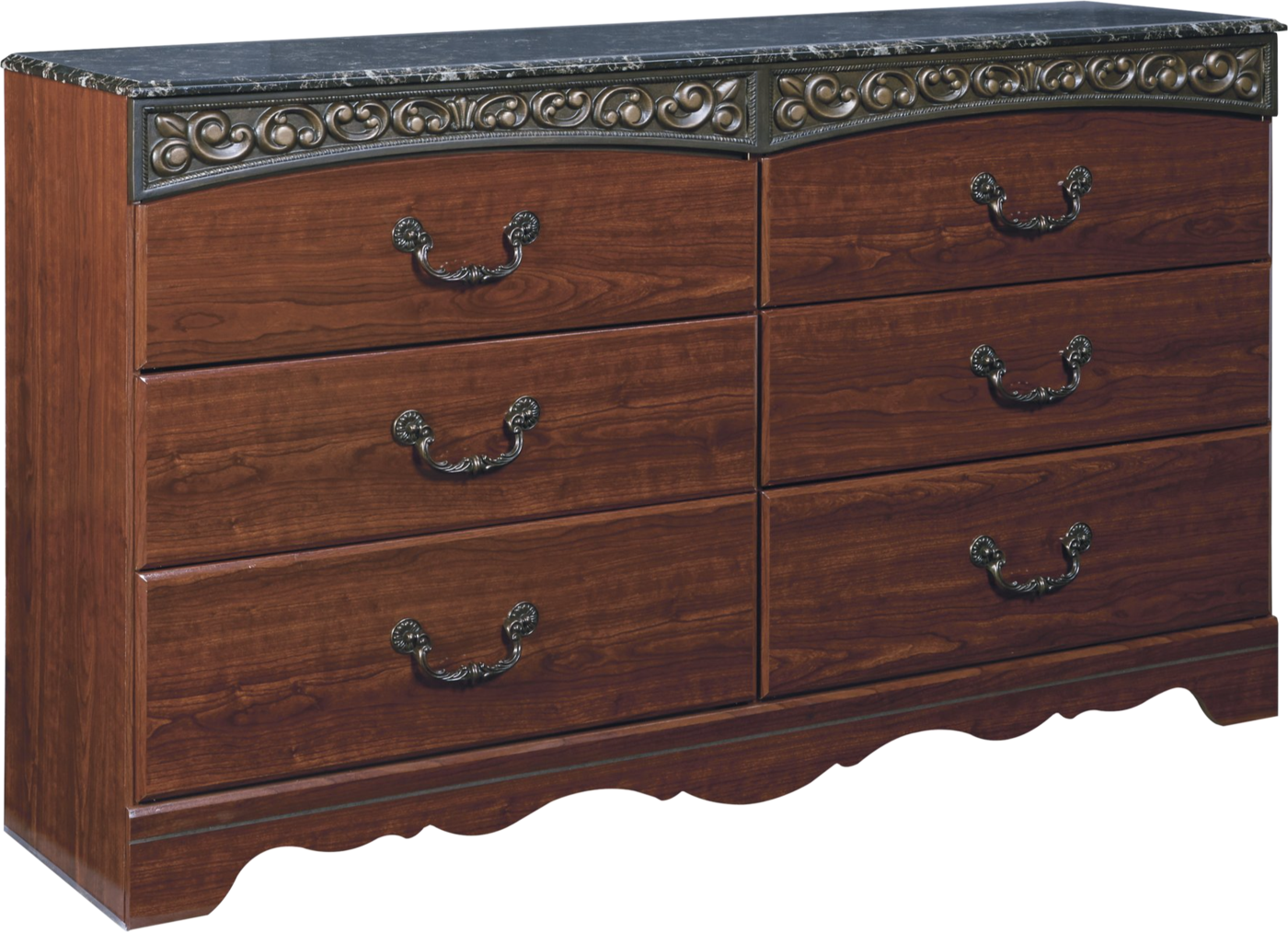 Fairbrooks Estate Dresser - Chest Of Drawers (1400x1013), Png Download