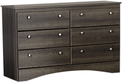Image For 6 Drawer Dresser - Chest Of Drawers (519x804), Png Download